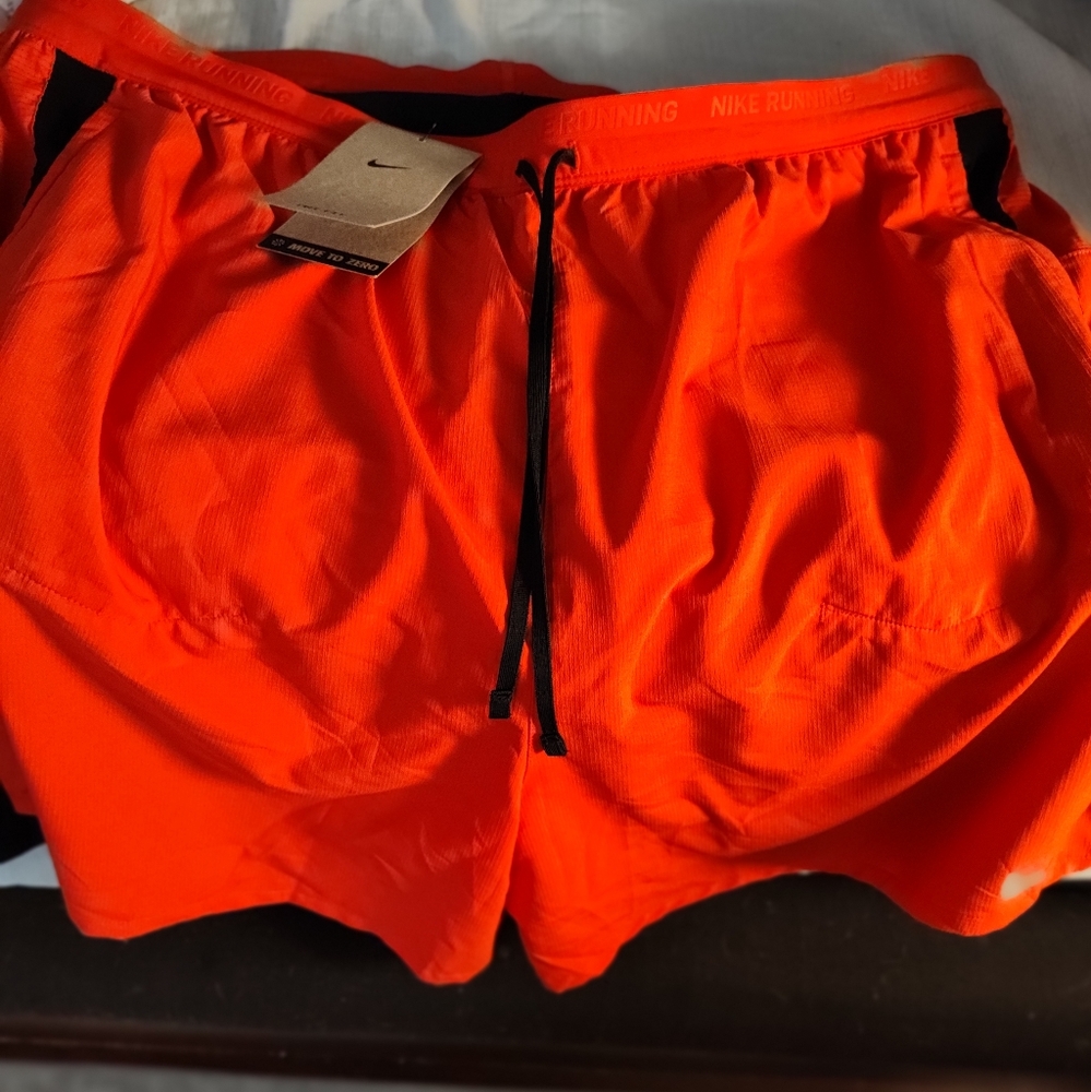 Nike Orange Running Shorts